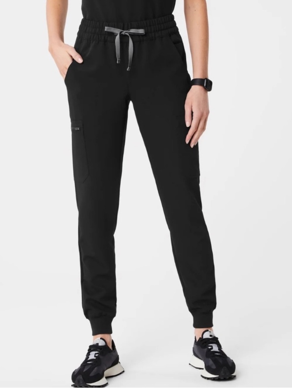 ▪️FIGS Uman Relaxed Jogger Scrub Pants Black XXS Petite